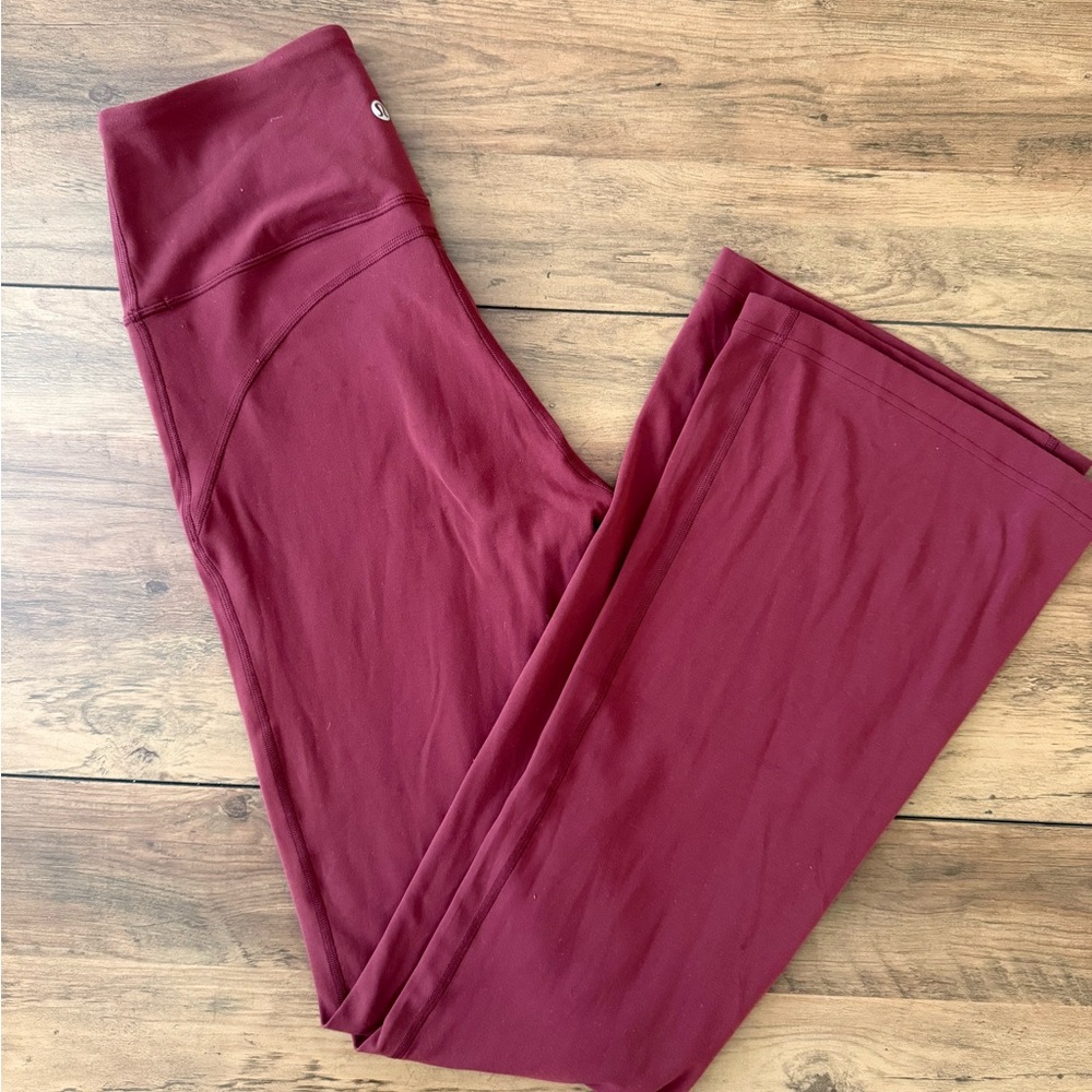 Lululemon Burgundy Yoga Pants